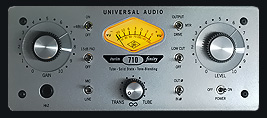 Universal Audio 710 Twin-Finity Single Channel Tube and Solid State Mic Preamp